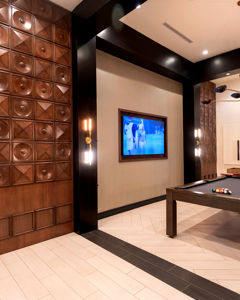 Multifamily millwork installation
